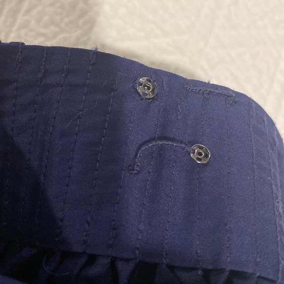 DIANE VON FÜRSTENBERG COTTON NAVY GORGEOUS TOP - Picture 11 of 13